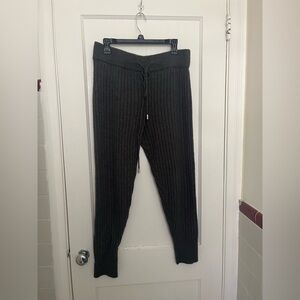 Free People Women's Gray Around The Clock Jogger Sweatpants